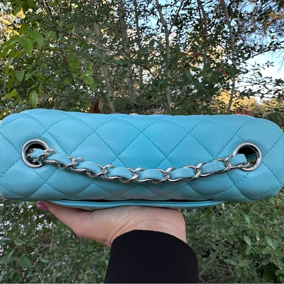 Chanel 19C Tiffany Blue Rectangular Mini - Picture 8 of 15